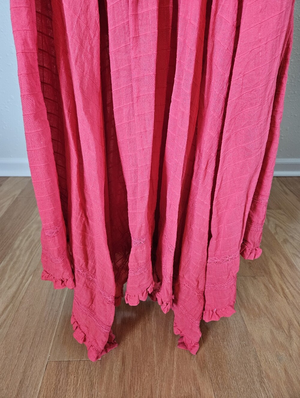 Free People On My Level Red Maxi Dress size XS. - Picture 7 of 10